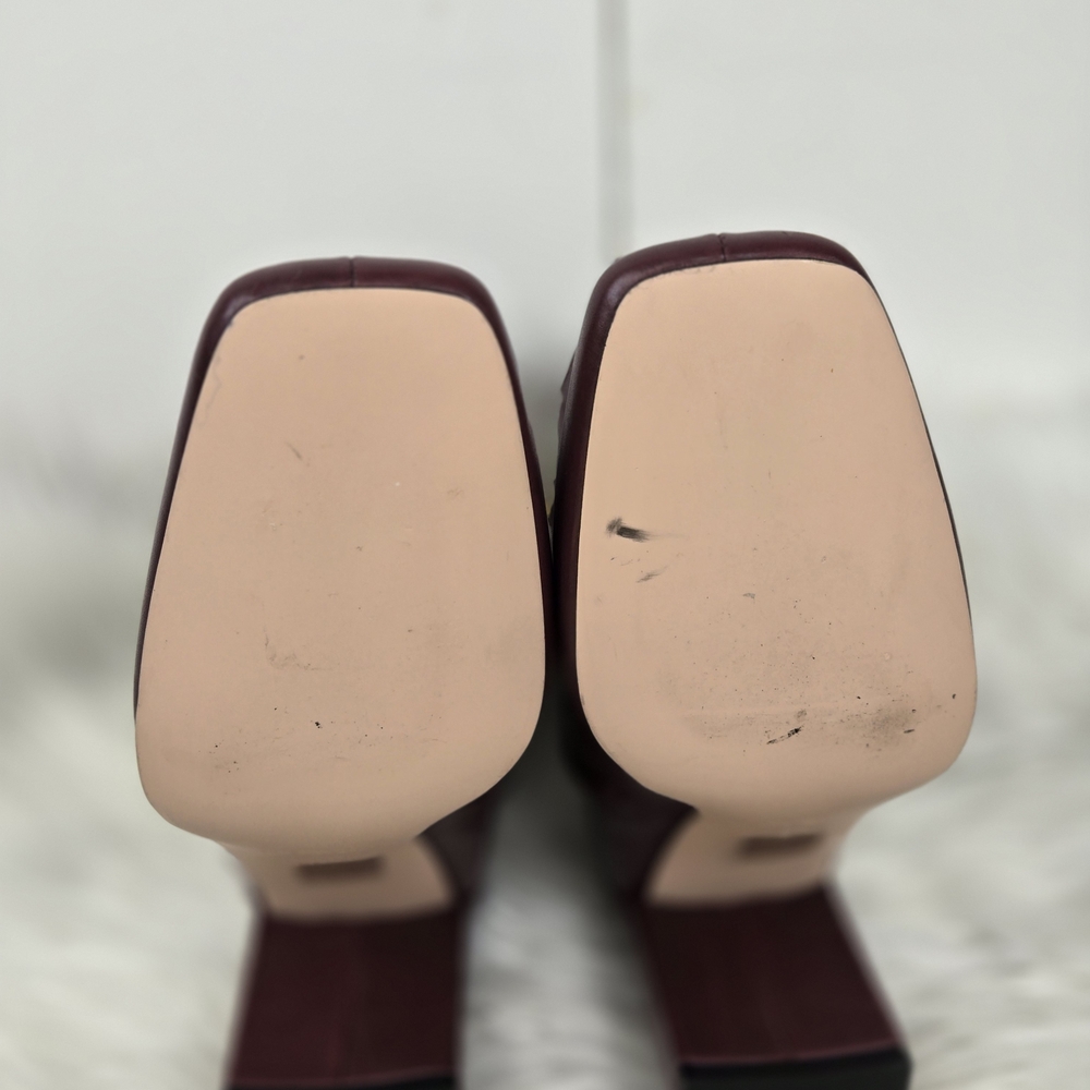 J. Crew Brown Ankle Boots with Chunky Heel - Picture 6 of 8